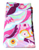 Dolce & Gabbana Multicolor Floral Print Cotton Beach Towel