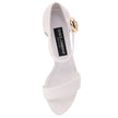 Dolce & Gabbana White Calfskin Women Pump