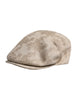 Dolce & Gabbana Beige Floral Linen Newsboy Hat