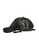 Dolce & Gabbana Brown Leather Logo Monogram Baseball Cap