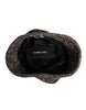 Dolce & Gabbana Brown Alpaca Wool Woven Bucket Hat