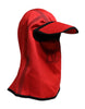 Dolce & Gabbana Red Logo Polyester Wide Brim Balaclava Hat