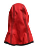 Dolce & Gabbana Red Logo Polyester Wide Brim Balaclava Hat