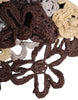 Dolce & Gabbana Multicolor Floral Silk Crochet Beanie Hat