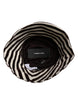 Dolce & Gabbana Black White Stripes Cotton Bucket Cap