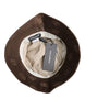 Dolce & Gabbana Brown Logo Monogram Cotton Bucket Cap