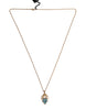 Dolce & Gabbana Gold Tone Chain Brass Statement Sicily Pendant Necklace