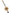 Dolce & Gabbana Gold Tone Brass Cross Black Beaded Chain Rosary Necklace