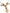 Dolce & Gabbana Gold Brass Lily Crystal Sacred Heart Pendant Necklace