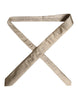 Dolce & Gabbana Beige Solid Silk Adjustable Necktie Tie