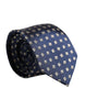 Dolce & Gabbana Blue Patterned Silk Adjustable Necktie Tie