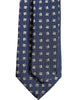Dolce & Gabbana Blue Patterned Silk Adjustable Necktie Tie