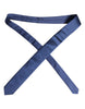Dolce & Gabbana Blue Solid Silk Adjustable Necktie Tie