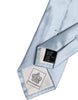 Dolce & Gabbana Light Blue Solid Silk Adjustable Necktie Tie