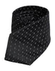 Dolce & Gabbana Black Patterned Silk Adjustable Necktie Tie
