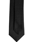 Dolce & Gabbana Black Patterned Silk Adjustable Necktie Tie