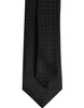 Dolce & Gabbana Black Patterned Silk Adjustable Necktie Tie