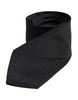 Dolce & Gabbana Black Solid Silk Adjustable Necktie Tie