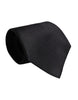 Dolce & Gabbana Black Solid Silk Adjustable Necktie Tie