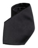 Dolce & Gabbana Black Solid Silk Adjustable Necktie Tie
