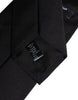 Dolce & Gabbana Black Solid Silk Adjustable Necktie Tie