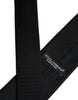 Dolce & Gabbana Black Circles Silk Adjustable Necktie Tie
