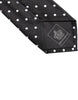 Dolce & Gabbana Black Polka Dots Silk Adjustable Necktie Tie