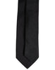 Dolce & Gabbana Black Solid Silk Adjustable Necktie Tie