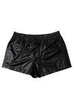 Dolce & Gabbana Black Polyester Beachwear Shorts Swimwear