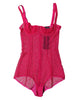Dolce & Gabbana Fuchsia Tulle Balconette Bra Bodysuit Underwear