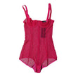Dolce & Gabbana Fuchsia Tulle Balconette Bra Bodysuit Underwear