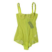 Dolce & Gabbana Green Tulle Balconette Bra Bodysuit Underwear