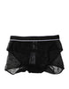 Dolce & Gabbana Black Tulle Nylon Mid Waist Panty Underwear