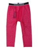 Dolce & Gabbana Fuchsia DG Logo Nylon Cropped Tights Underwear