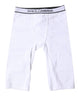 Dolce & Gabbana White Logo Cotton Cropped Tights Underwear