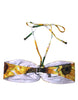 Dolce & Gabbana Multicolor Floral Halter Beachwear Bikini Top Swimwear