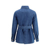Valentino Belted Denim Jacket