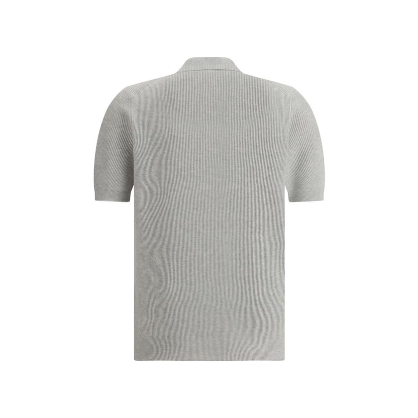 Brunello Cucinelli Ribbed Polo Shirt
