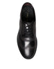 Dolce & Gabbana Black Embroidered Classic Leather Derby Dress Shoes