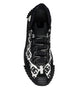 Dolce & Gabbana Black Logo Lace Up Low Top NS1 Sneakers Shoes