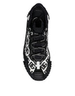 Dolce & Gabbana Black Logo Lace Up Low Top NS1 Sneakers Shoes