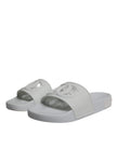 Dolce & Gabbana White Rubber Slides Sandals Beachwear Shoes