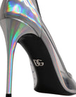 Dolce & Gabbana Multicolor Iridescent Pointed Toe Pumps Shoes