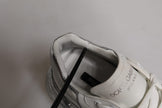 Dolce & Gabbana White Silver Daymaster Low Top Sneaker Shoes