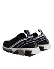 Dolce & Gabbana Black White Slip On Sorrento Sneakers Shoes