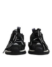 Dolce & Gabbana Black Mesh Sorrento Trekking Sneakers Shoes