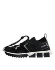 Dolce & Gabbana Black Mesh Sorrento Trekking Sneakers Shoes