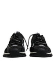 Dolce & Gabbana Black Mesh Sorrento Trekking Sneakers Shoes