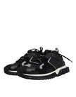 Dolce & Gabbana Black Mesh Sorrento Trekking Sneakers Shoes