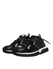 Dolce & Gabbana Black Mesh Sorrento Trekking Sneakers Shoes